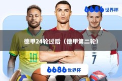 德甲24轮过后（德甲第二轮）