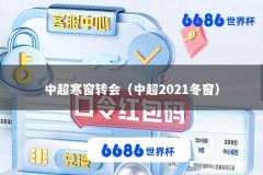 中超寒窗转会（中超2021冬窗）